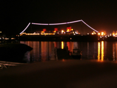 Queen Mary at Night