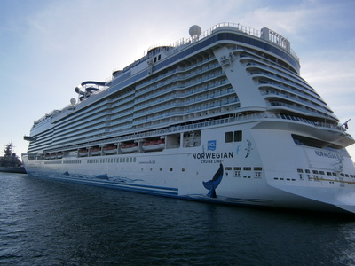 Cruise Ship at San Pedro