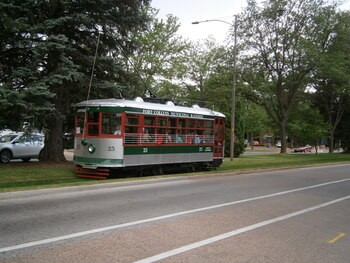 Trolley Departing