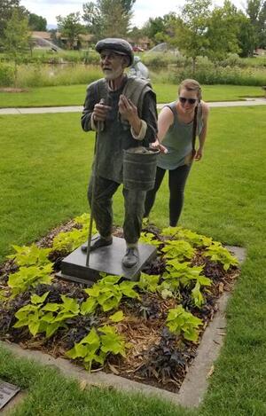 Sculpture - Faith Steals Potatoes