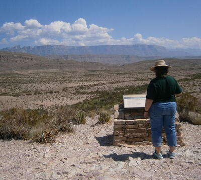 Sierra Del Carmen from Overlook