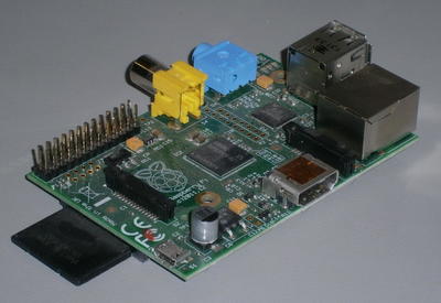 Rasb Pi out of case
